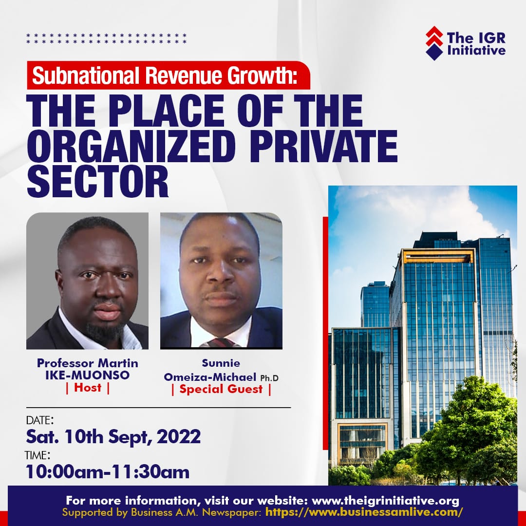 Read more about the article Subnational Revenue Growth: The Place of the Organized Private Sector